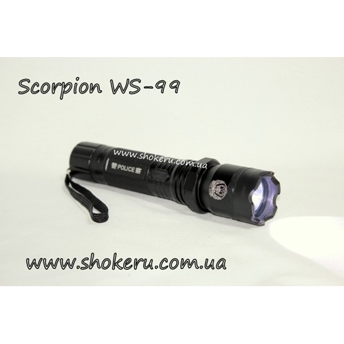 Электрошокер Scorpion WS-99 Pro *POLICE* (2012) Plus с ударопрочным корпусом