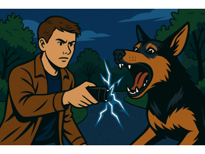 ? Чи діє електрошокер на бродячих собак?