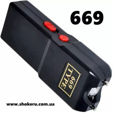 Електрошокер ОСА 669 +(прогумований корпус) 