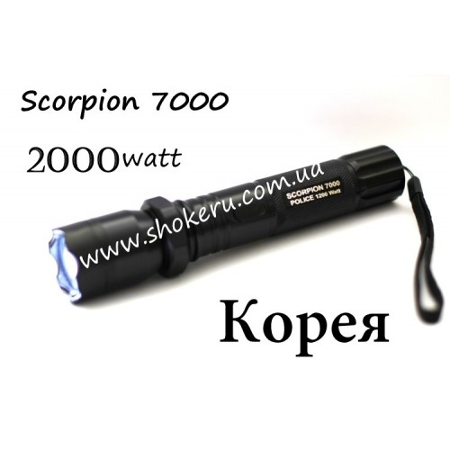 Электрошокер Scorpion 7000 POLICE 2000 watt Корея оригинал