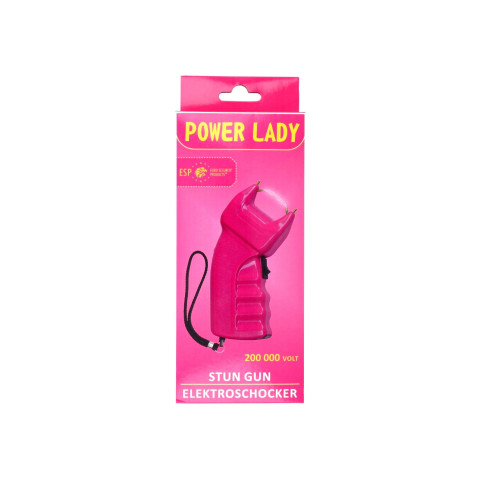Электрошокер парализатор ESP Power 200 Lady (розовый, оригинал, Чехия)