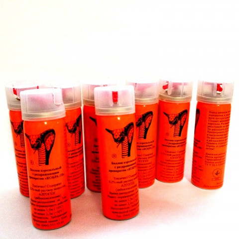 Газовый баллончик Кобра 1-CS МВД Полицейский