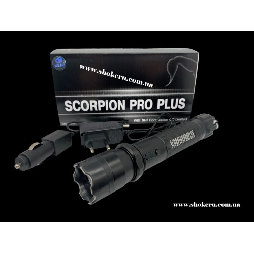 Электрошокер  фонарь (Скорпион про плюс) Scorpion Pro Plus Корея 2023