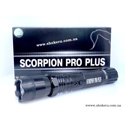 Электрошокер  фонарь (Скорпион про плюс) Scorpion Pro Plus Корея 2021