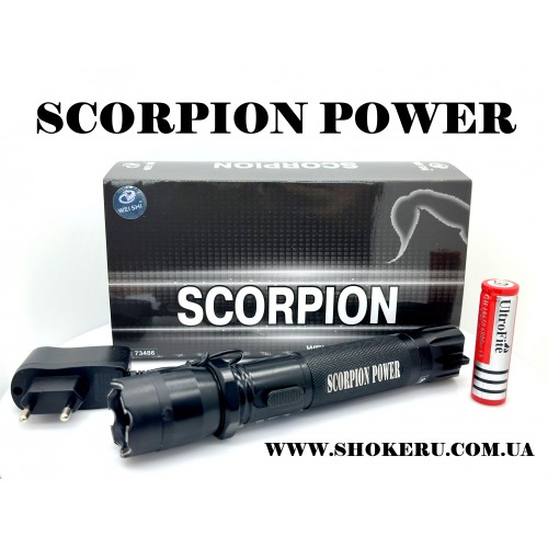 Корейський електрошокер Scorpion Power оригінал 2025 року