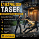 Стреляющий электрошокер Taser Ultra Чёрный (Оригинал, США)