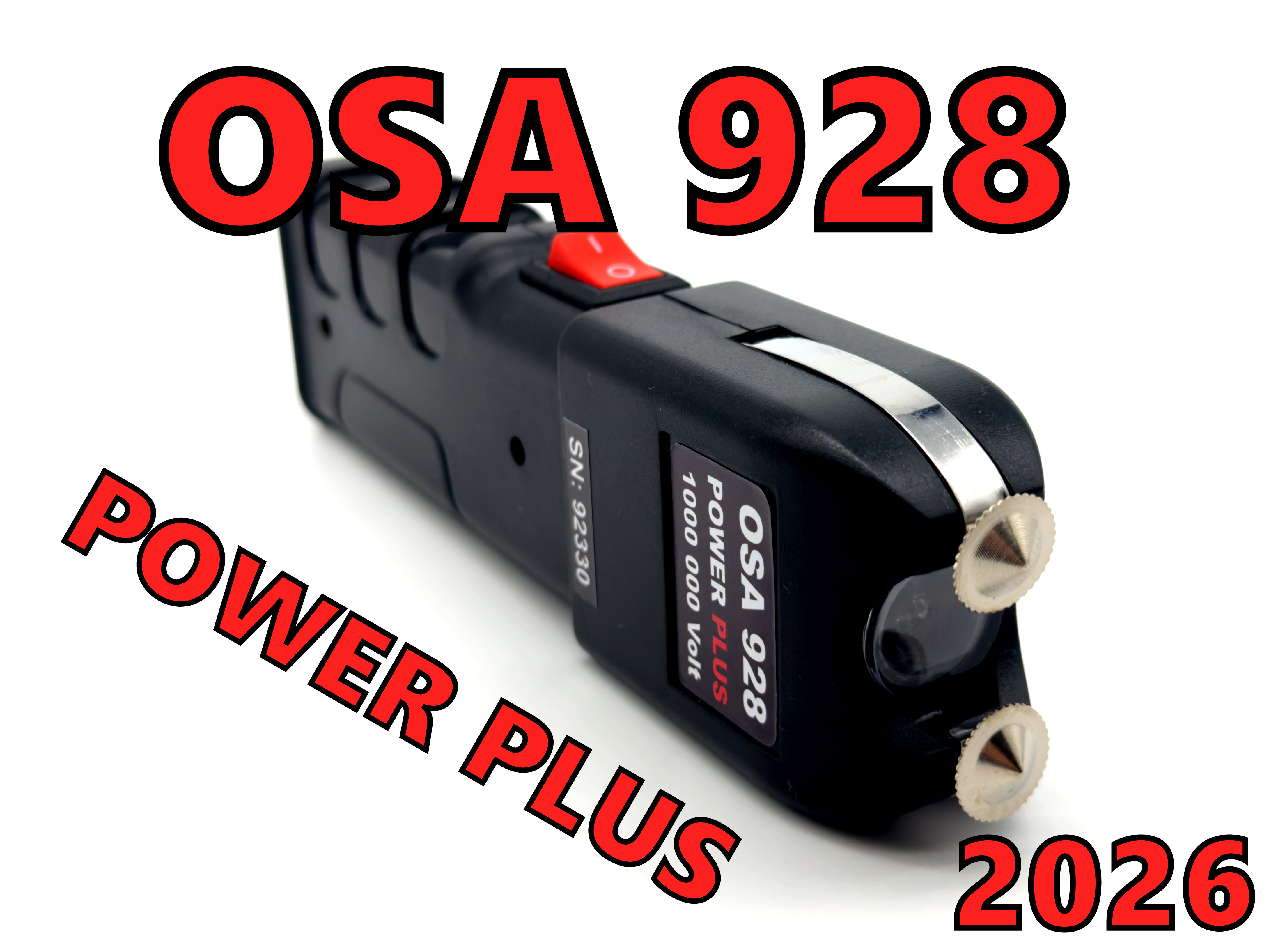 Обзор на Професійний електрошокер OSA 928 Power Plus Професійний електрошокер OSA 928 Power Plus – компактний паралізатор