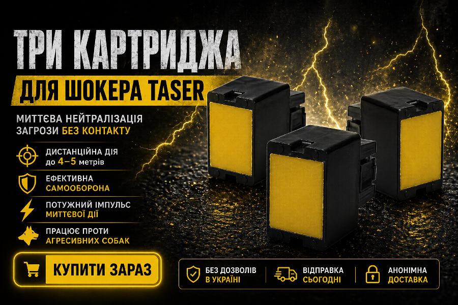 Купить картридж для дистанционного шокера Taser